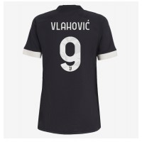 Camiseta Juventus Dusan Vlahovic #9 Tercera Equipación para mujer 2023-24 manga corta